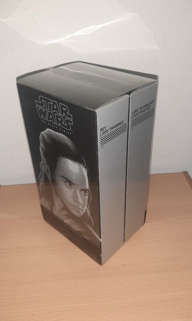 Star Wars Black Series - Rey (Jedi Training) & Luke Skywalker (Jedi ...