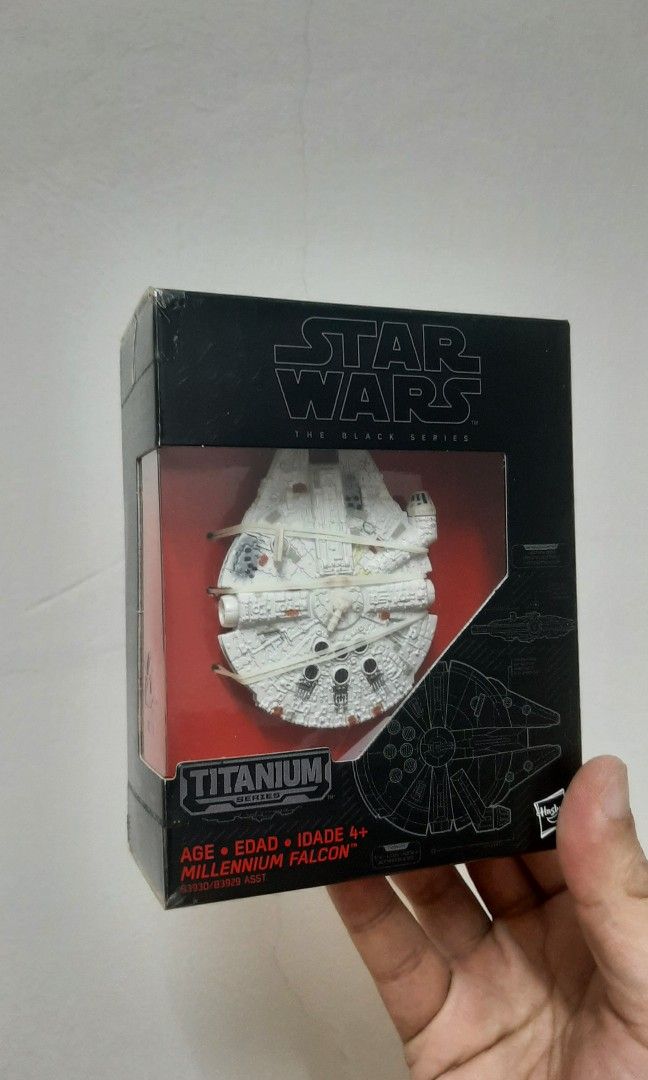 Star wars black hotsell series millennium falcon