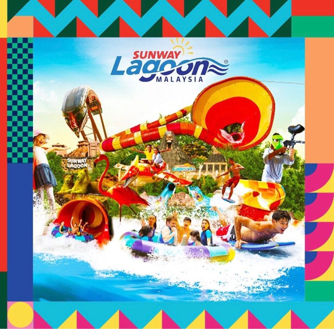 SUNWAY LAGOON TICKETS MURAH (2PERSON), Tickets & Vouchers, Local
