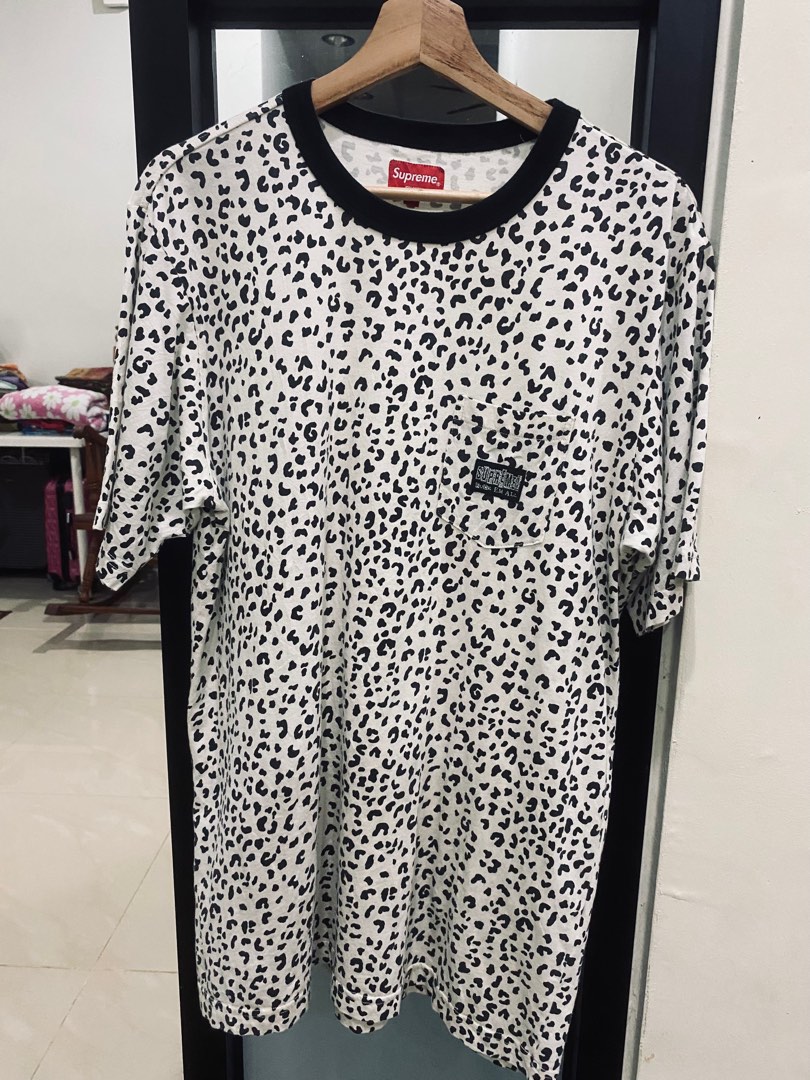 Supreme leopard t shirt store