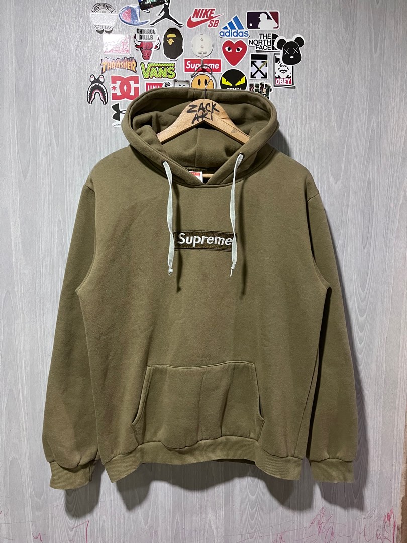 Supreme olive box logo new arrivals