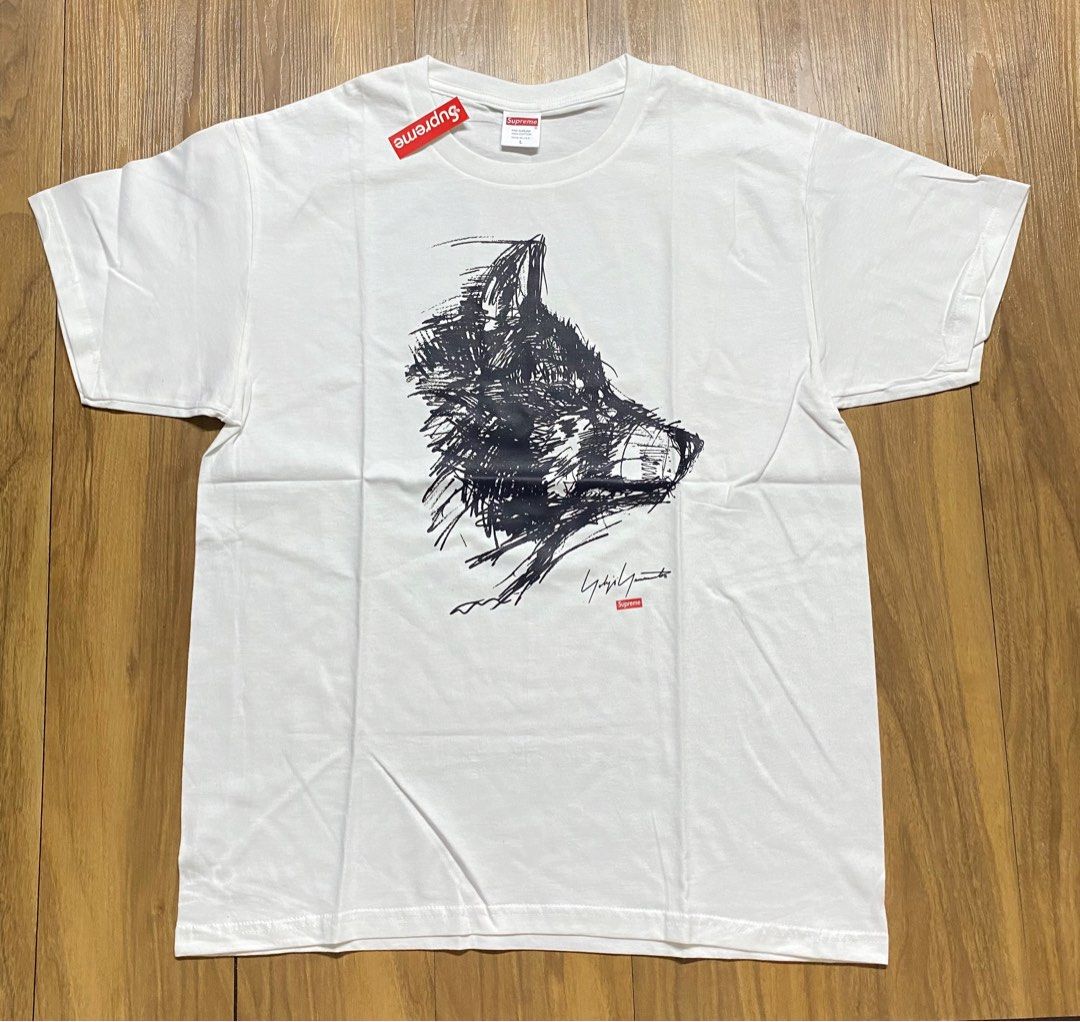 Supreme Yohji YamamotoScribble Wolf Tee（Supreme yohji