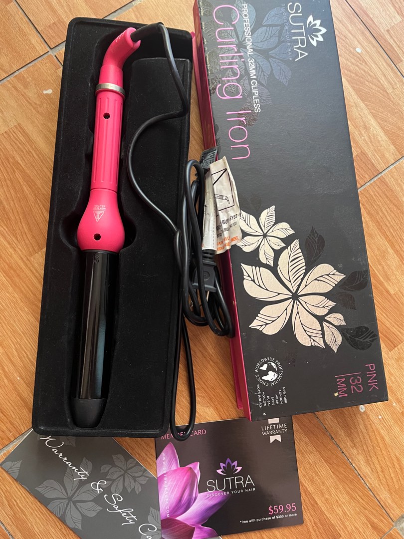 Sutra Clipless Curling Iron Beauty Personal Care Hair on Carousell
