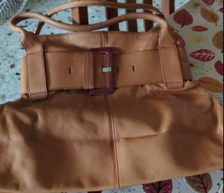 Lenah leather and suede sales hexagon detail cross body bag