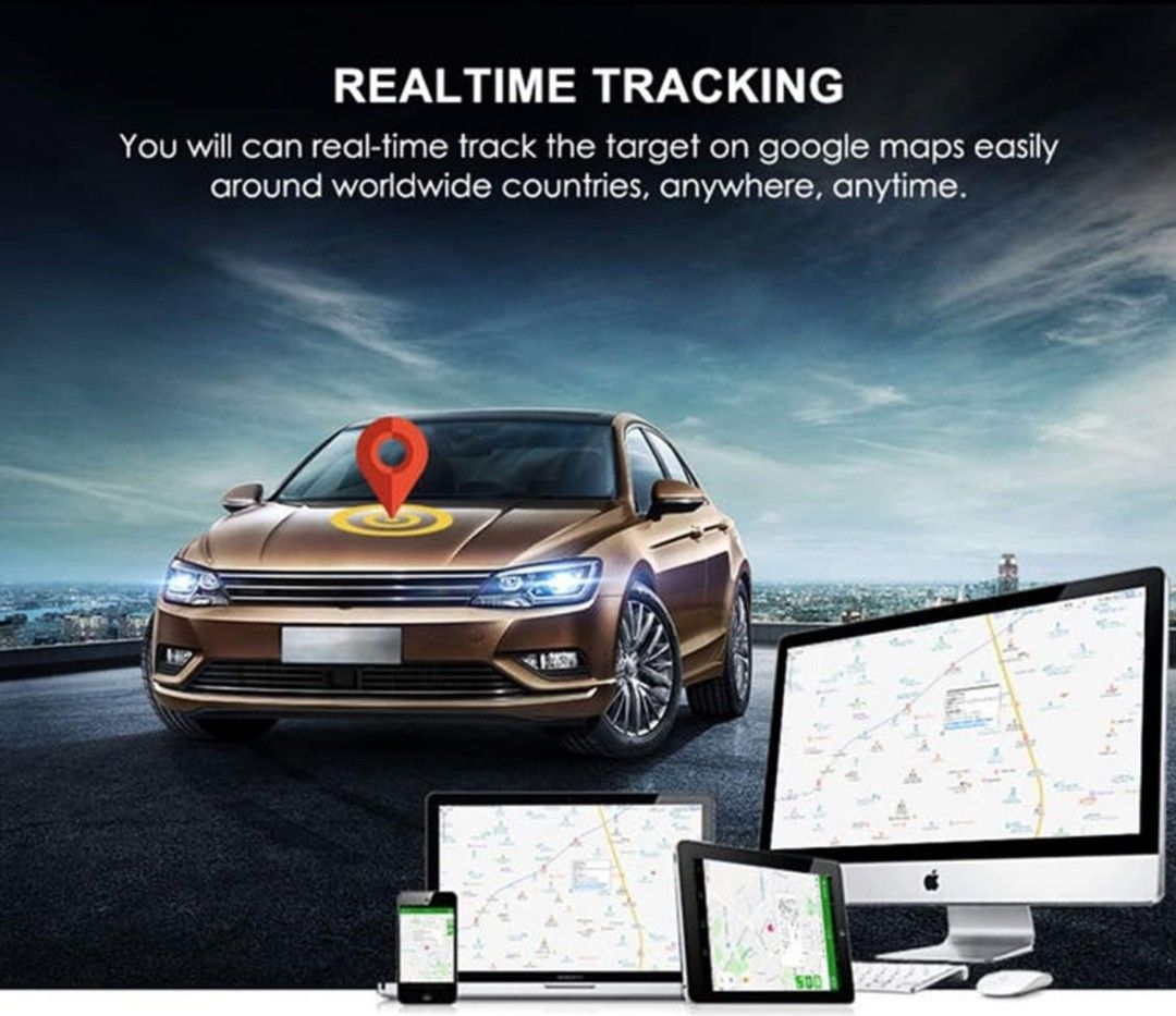 TKSTAR TK915 GPS Tracking Device - 10000mAh Long Battery Life, Waterproof, Strong Magnet Car Tracker For Vehicles