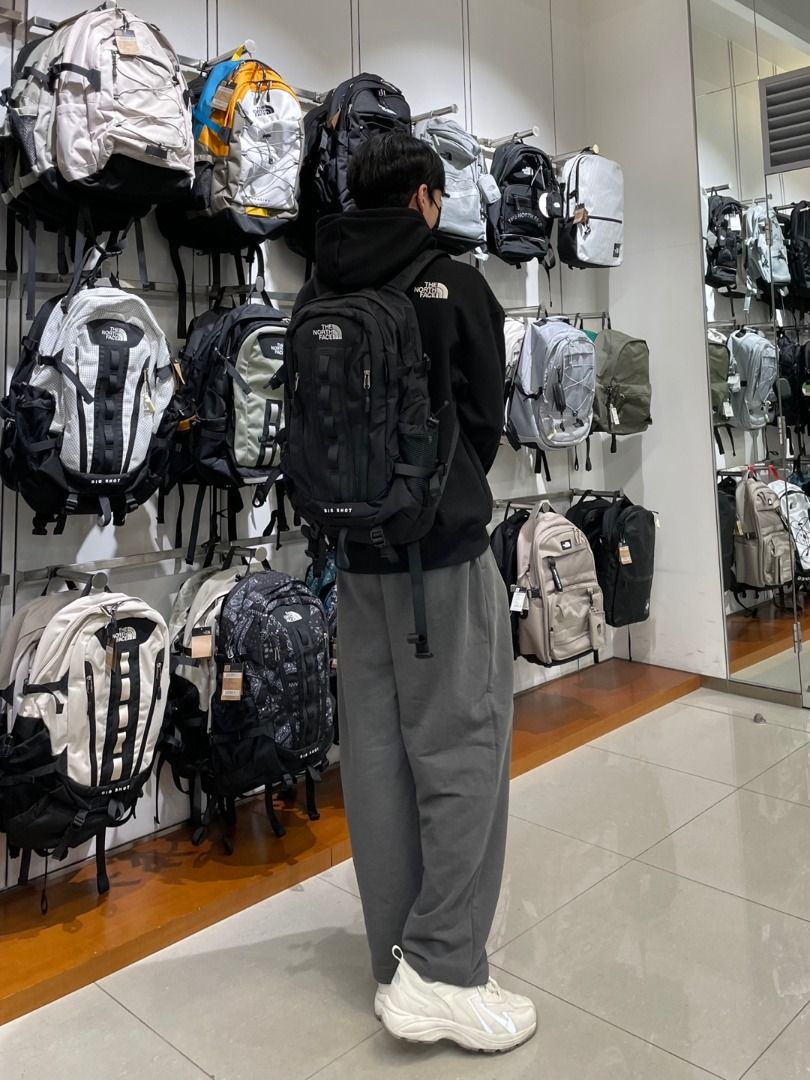 North face backpack in store discount