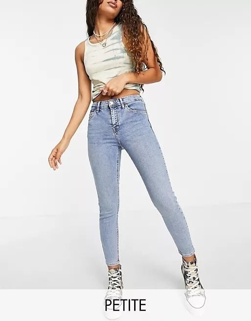 Topshop petite cheap ripped jeans