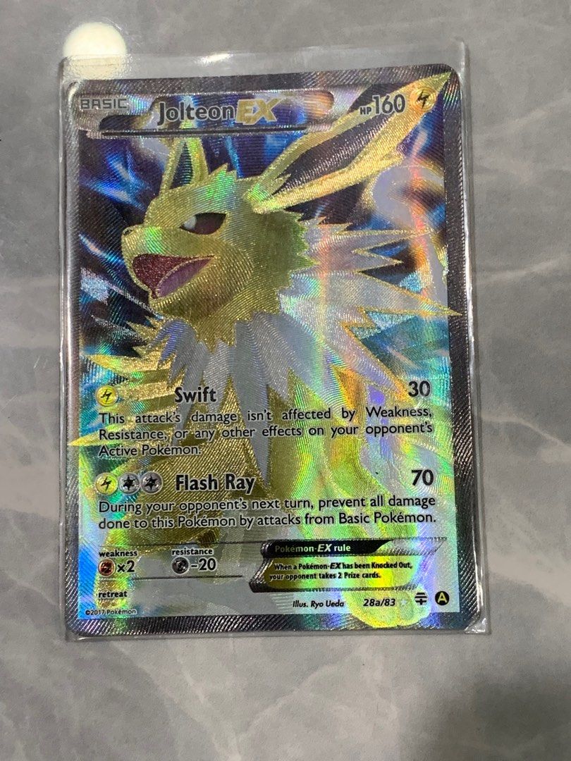 Ultra rare Jolteon ex Pokmon card, Hobbies & Toys, Toys & Games on Carousell Ultra rare Jolteon ex Pokmon card, Hobbies & Toys, Toys & Games on Carousell
