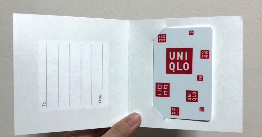 Uniqlo deals gift card