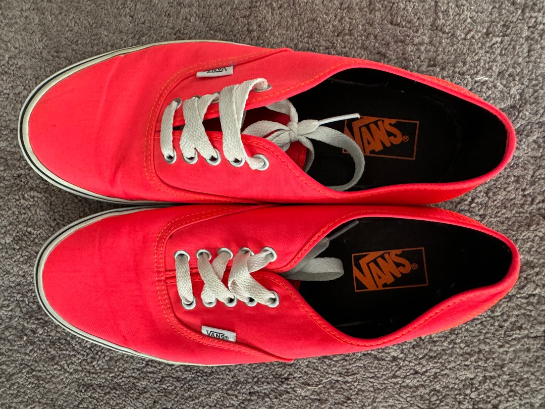 Pink mens vans on sale shoes
