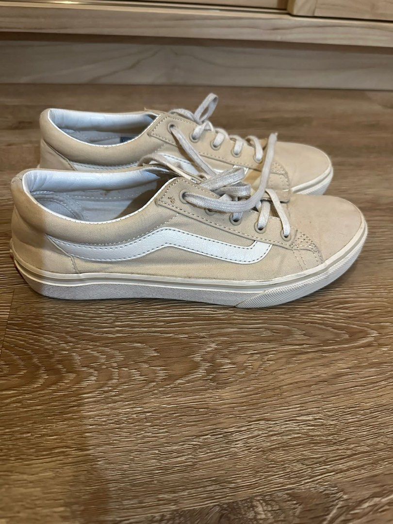 HOT Vans Shoes Mens Vans Beige Beige Vans Shoes Vans