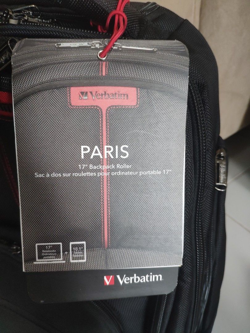 Verbatim paris backpack roller 17 discount