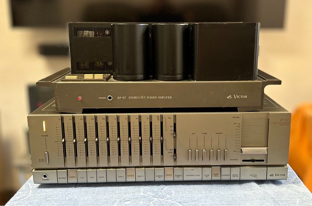 VICTOR JP-S7配VICTOR JM-S7 前後級一套, 音響器材, Soundbar、揚聲器
