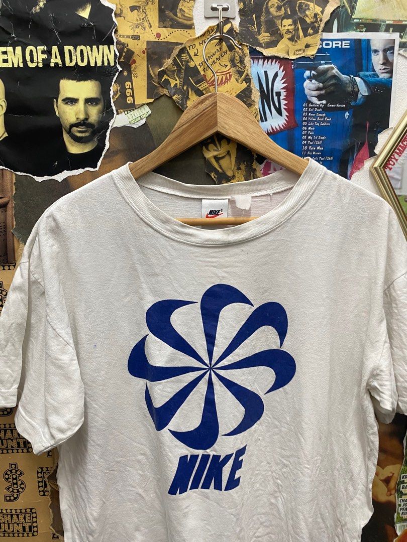 VINTAGE 90s NIKE PINWHEEL SHIRT Men s Fashion Tops Sets Tshirts Polo Shirts on Carousell