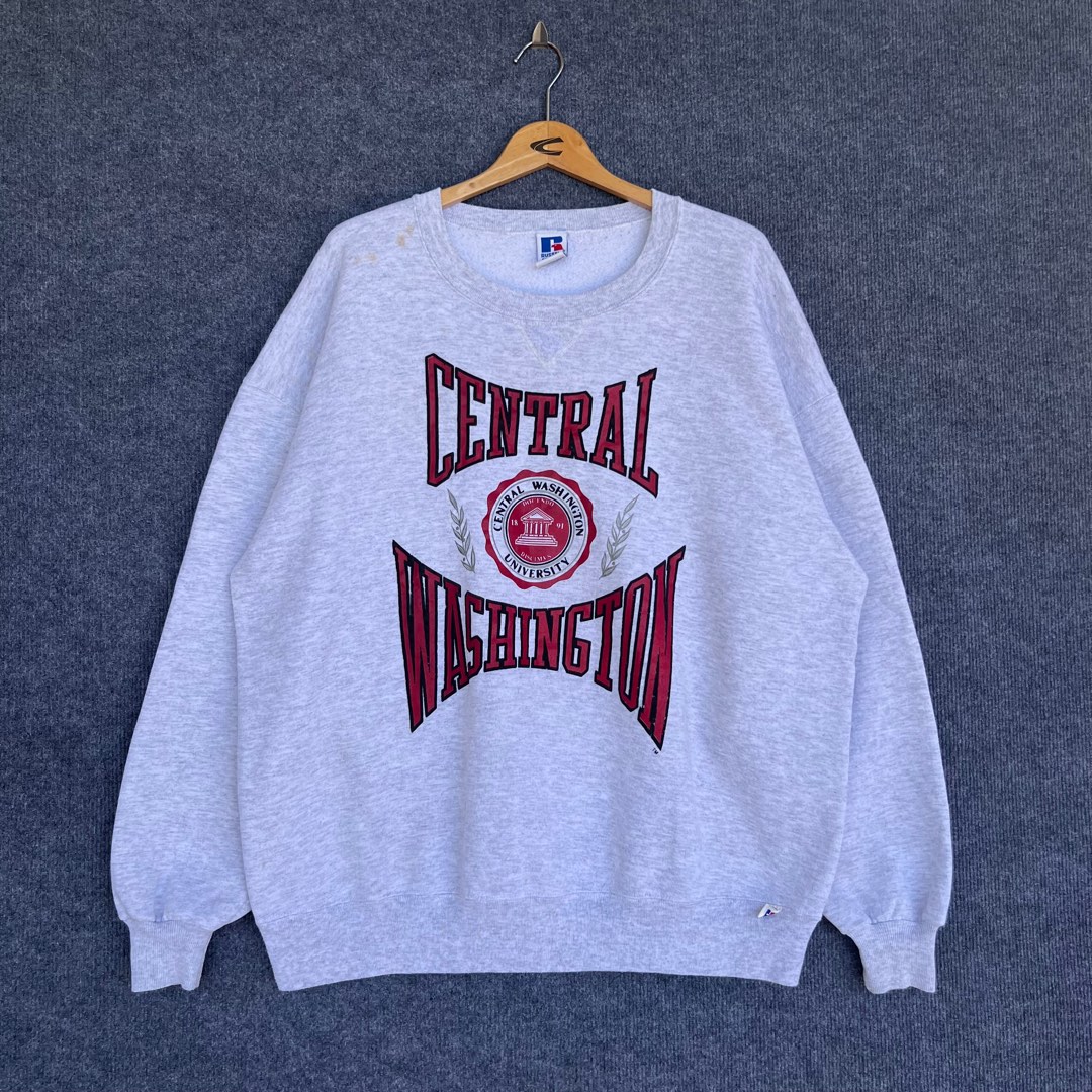 Vintage 90s University of Central Washington Big Logo Crewneck