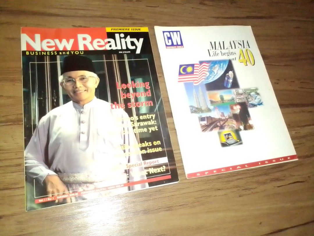 Vintage Vol : 1 Majalah New Reality / Vintage 90s Majalah Corporate
