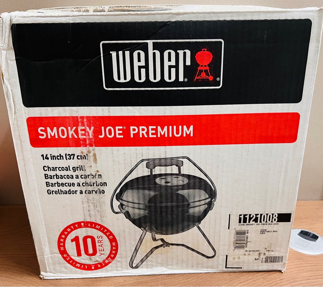 Weber Smokey Joe Premium BBQ 全新名牌燒烤爐, 家庭電器, 廚房電器