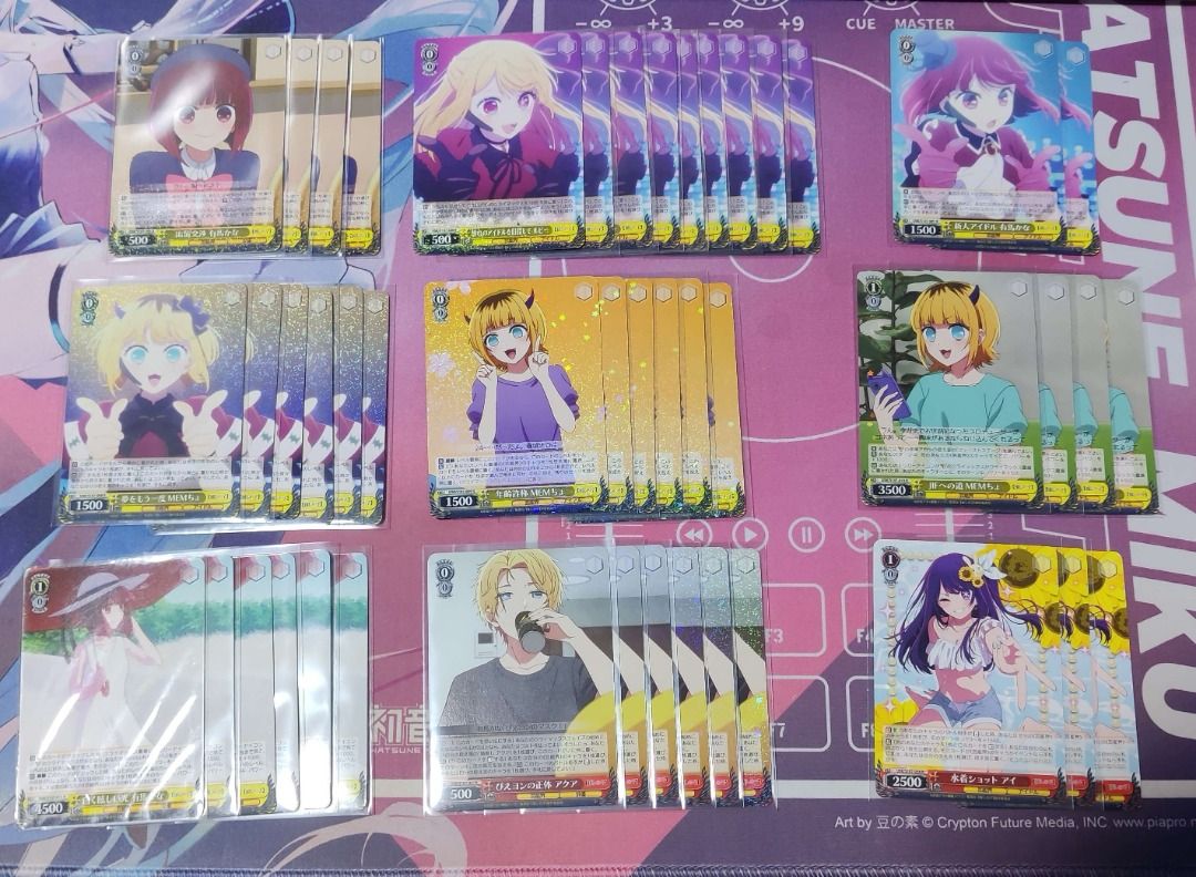 Weiss Schwarz Oshi no Ko cards Playsets & Singles SR,OFR,PR WS ...