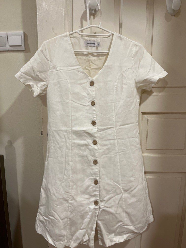 White holiday dress Women s Fashion Dresses Sets Dresses on