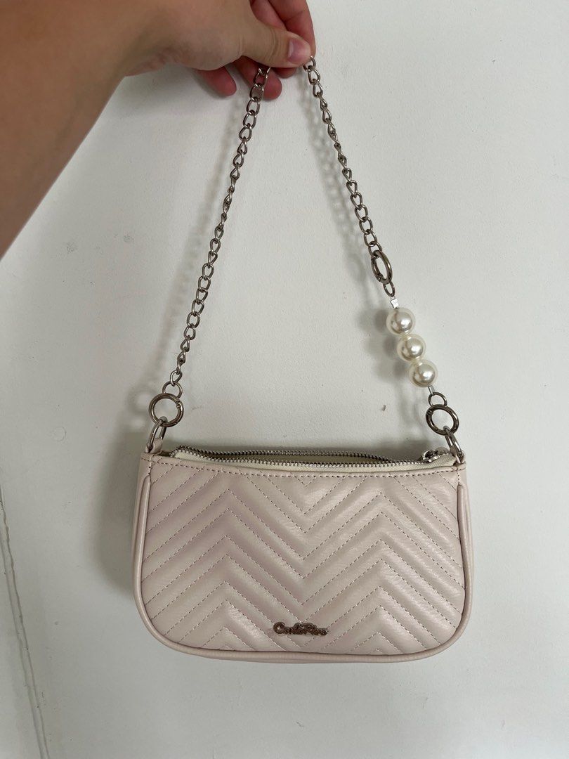 White pearl handbag for wedding Carlo Rino Women s Fashion Bags