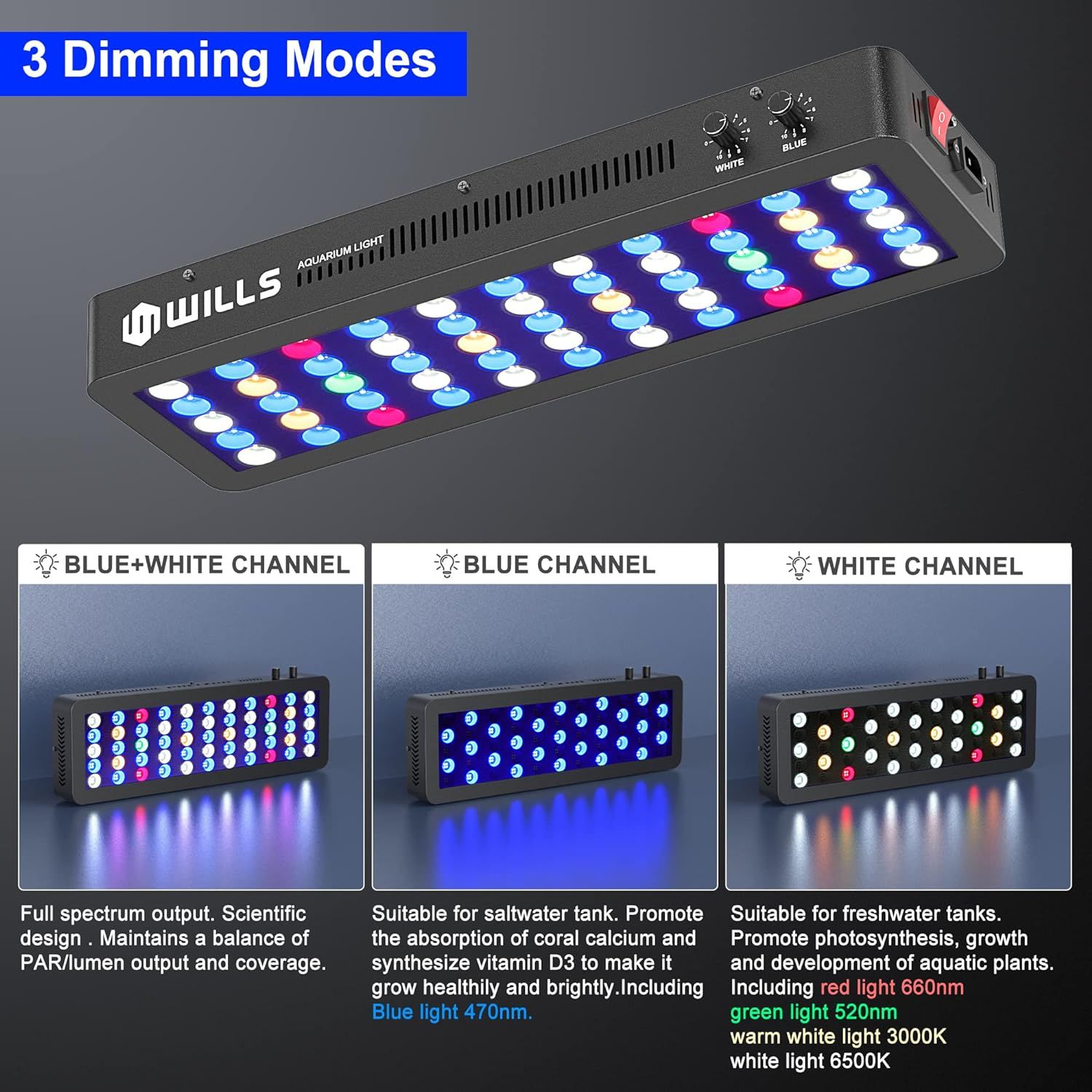 Wills aquarium hot sale light