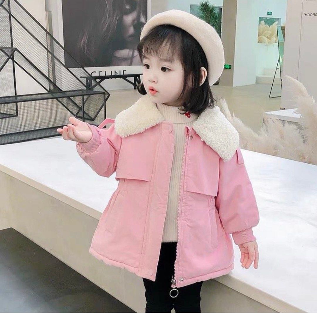 Winter Coat with fur lining size 120 Babies Kids Babies Kids