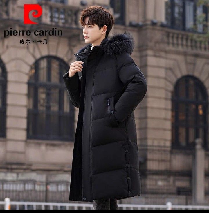 Mens down top coats full length