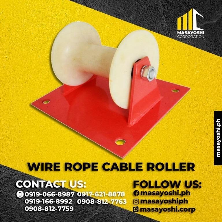 Wire Rope Plate Cable Roller | Cabler Roller | Cable Puller | Wire Rope ...