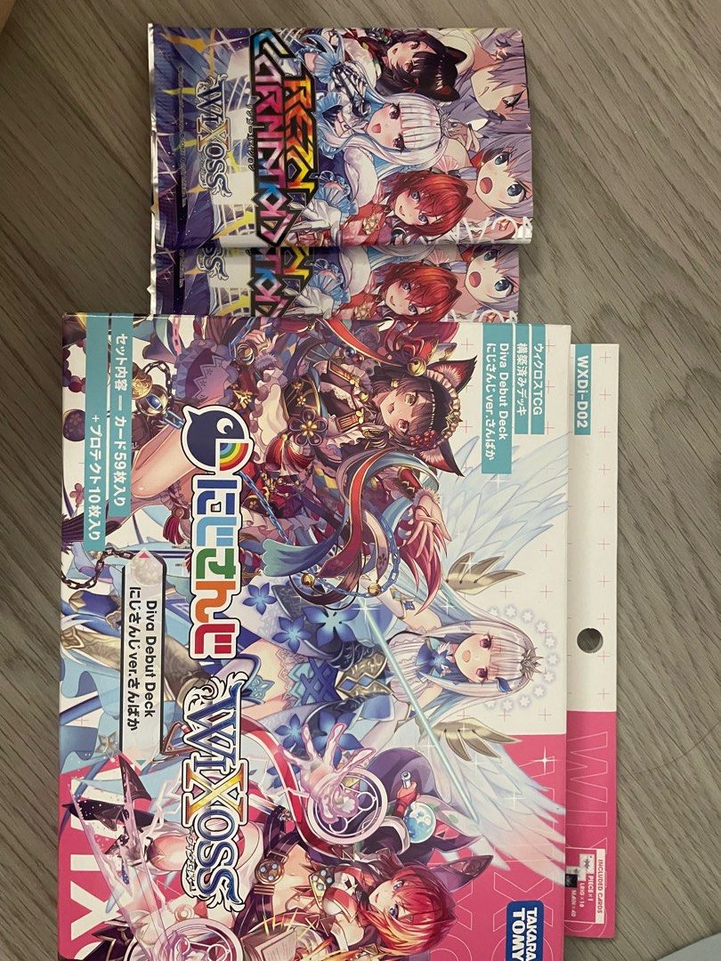 wixoss x nijisanji cards, Hobbies & Toys, Toys & Games on Carousell