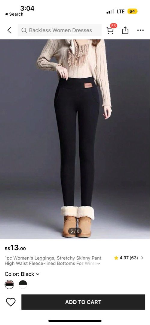 Winter Velvet High waist super stretchy Leggings For Women