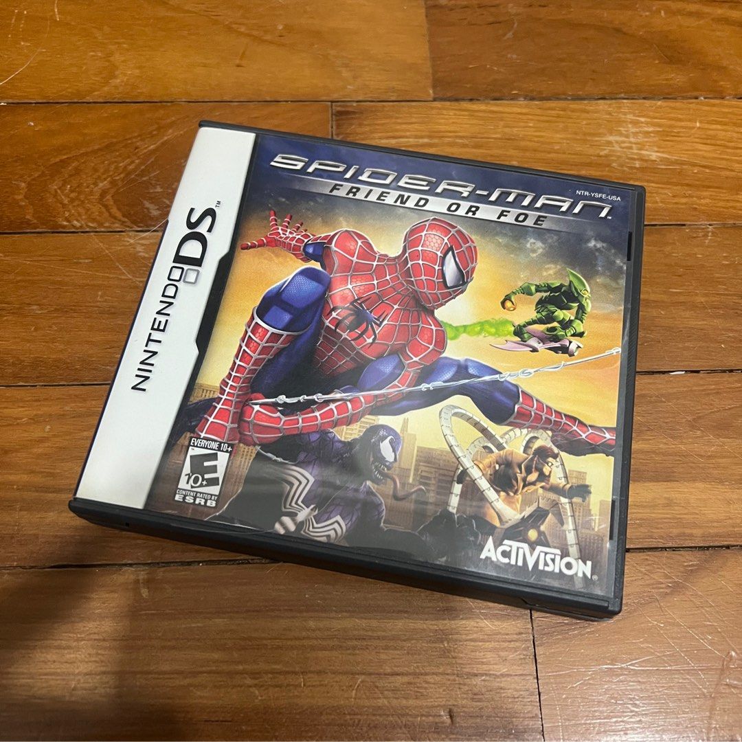 WITH BOX Spiderman Friend or Foe Nintendo DS, Video Gaming, Video Games,  Nintendo on Carousell