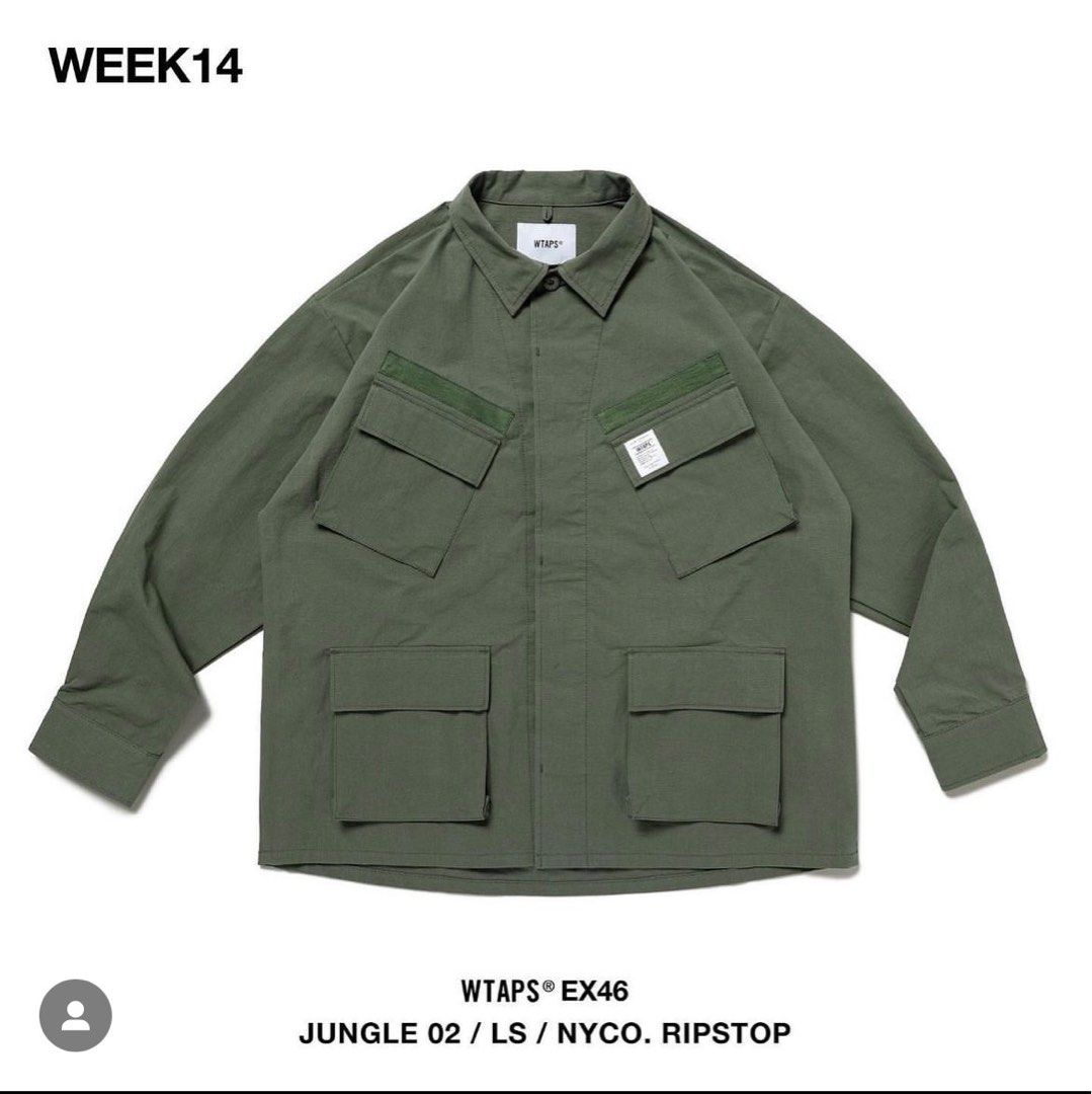 wtaps jungle 02 / ls / nyco. ripstop 23SS, 男裝, 外套及戶外衣服 
