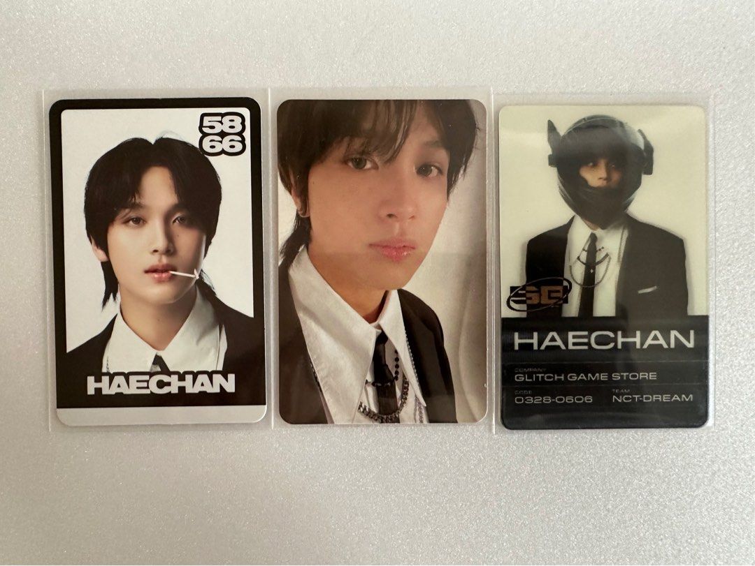 NCT DREAM ヘチャン Glitch Mode Mecimaトレカ Official Haechan Photocard NCT Dream Glitch Mode Trading