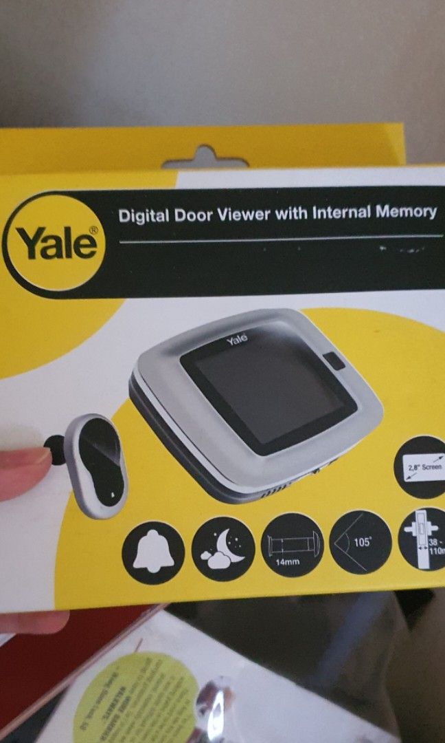 Yale Basic Digital Door Viewer DDV1, Furniture & Home Living, Security