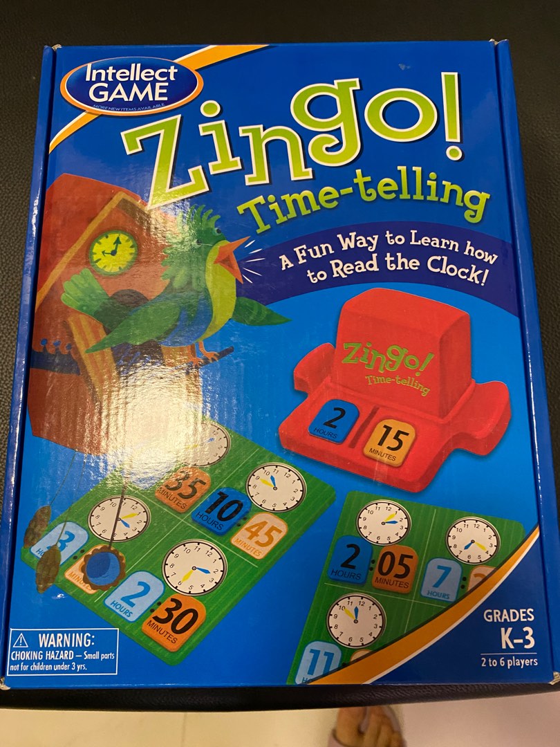 Zingo! Timetelling, 興趣及遊戲, 玩具 & 遊戲類 Carousell