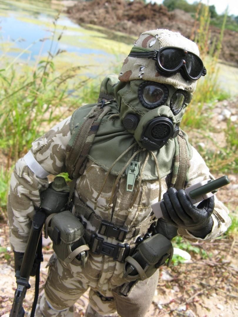 Hot Toys NBC 特殊部隊 フィギュア 1/6 Hot Toys SG Exclusive 300 pcs NBC Warfare Protective Gear