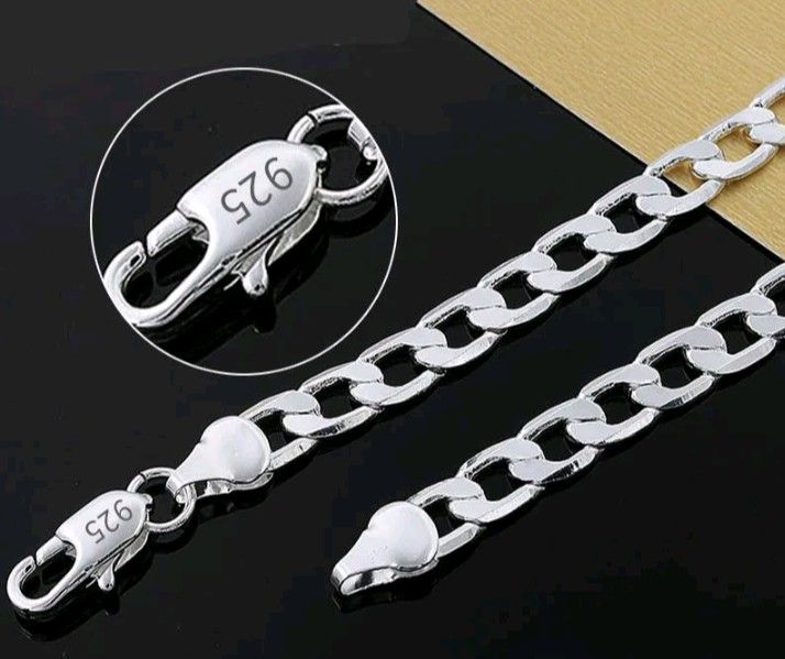 Pure silver chain for mens with grams outlet