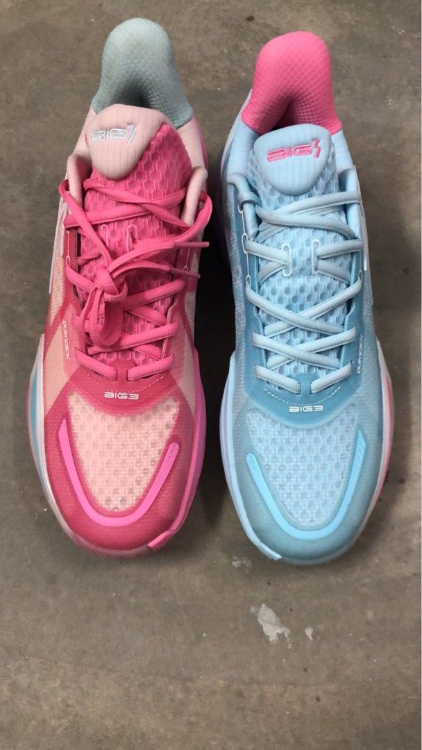 Pink basketball shop shoes mens