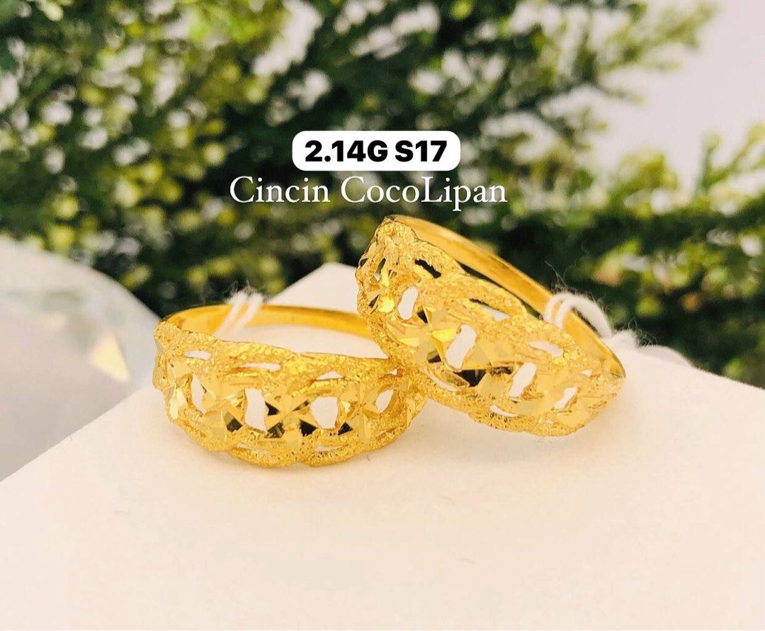 Pure gold ring for girl with price cheap