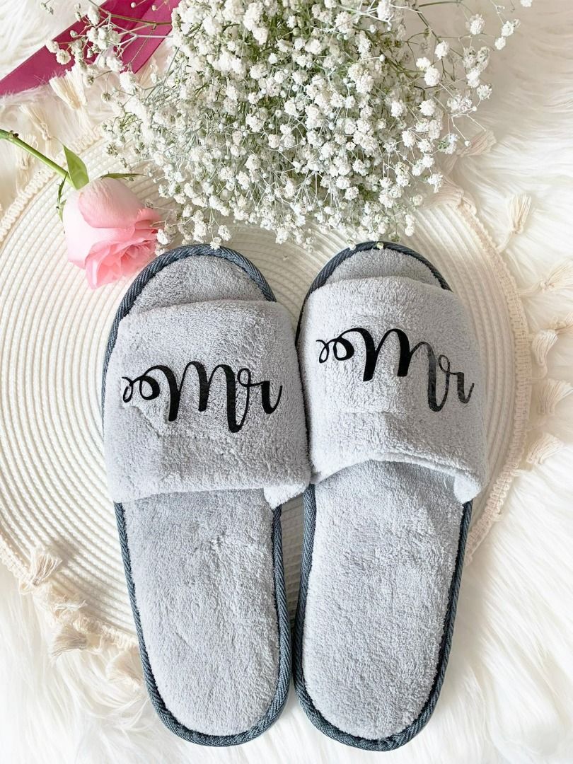 Personalised slippers for hot sale her