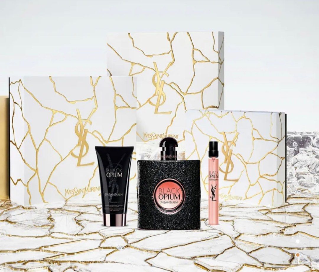 YSL 2023 2023 Xmas YSL BLACK OPIUM HOLIDAY GIFT SET