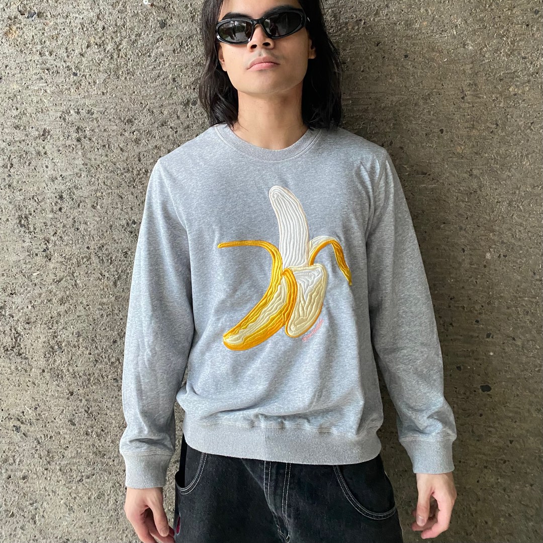 Acne studios banana sweatshirt cheap