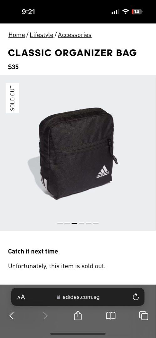 Classic organizer online bag adidas
