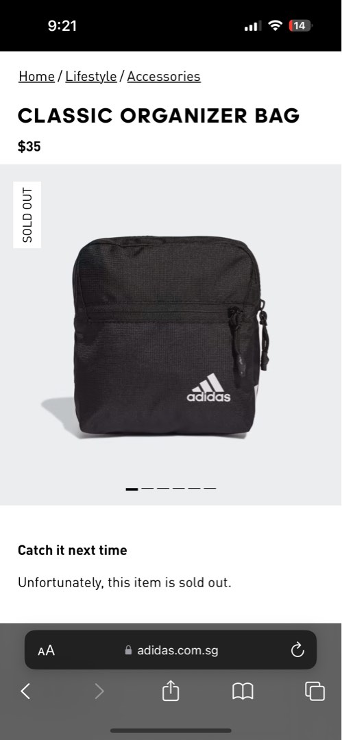 Adidas cny shop organizer bag