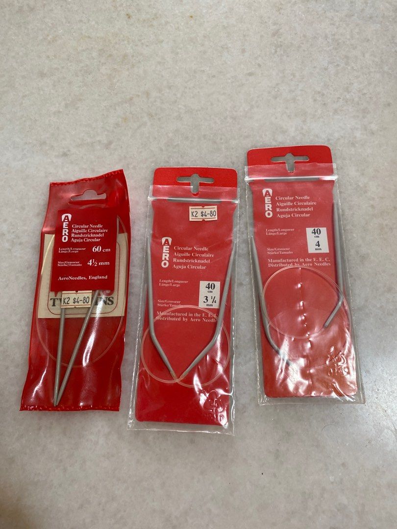 AERO needles for knitting, Hobbies & Toys, Stationery & Craft, Craft