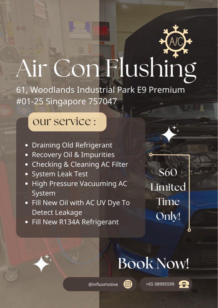 Car Aircon Ac Flushing Aircon Flushing servicing Maintenance