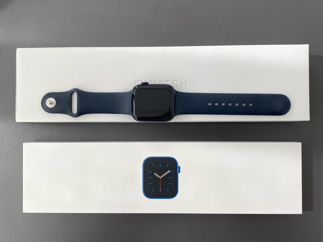 Apple watch series store 6 blue unboxing