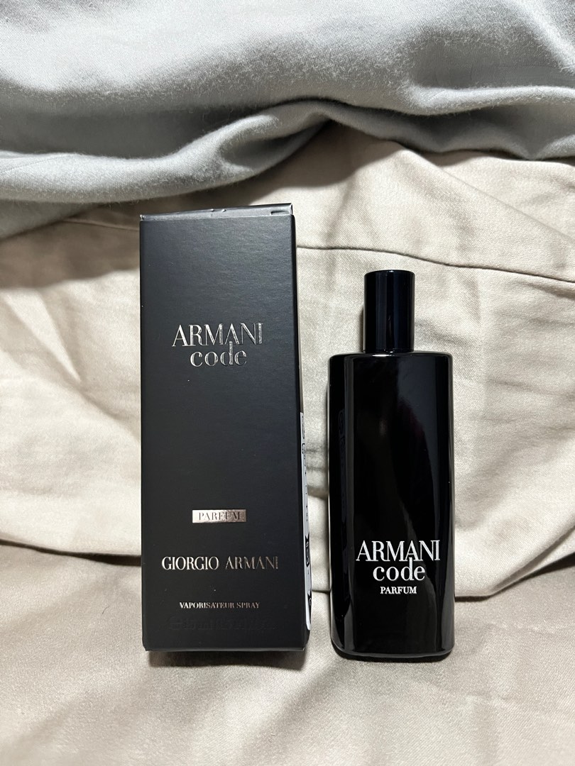 Armani Code Parfum 15ml Beauty Personal Care Fragrance