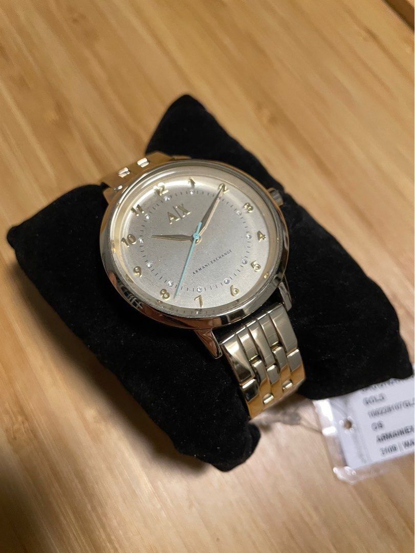 Gold womens discount armani watch