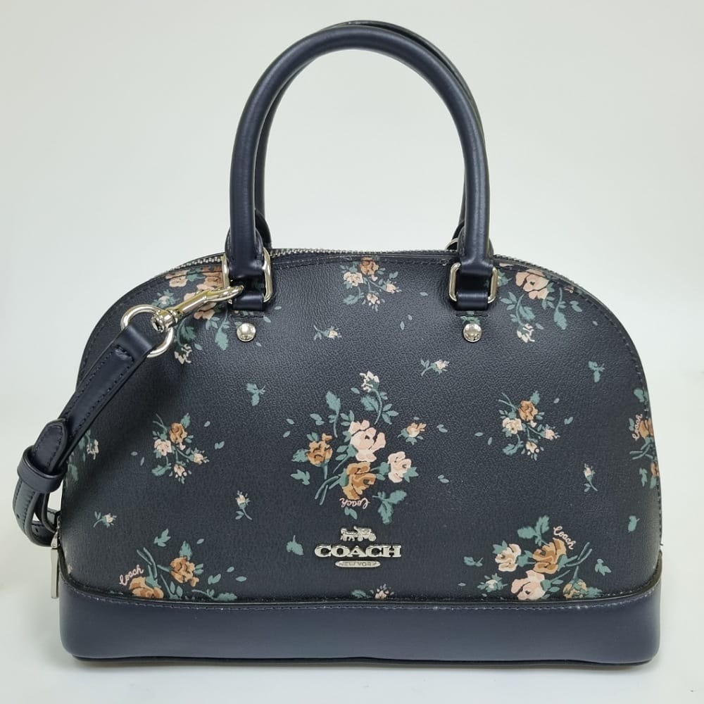 Mini sierra satchel with rose clearance bouquet print